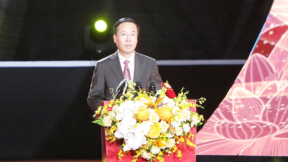 Toàn văn phát biểu của Chủ tịch nước Võ Văn Thưởng tại Lễ kỷ niệm 60 năm Ngày Bác Hồ về thăm và...