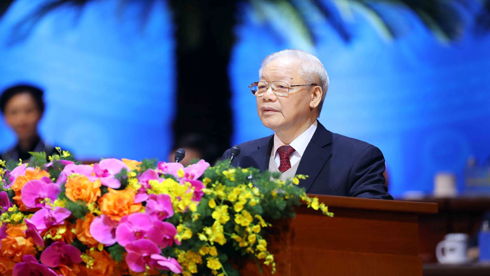 Tổng Bí thư Nguyễn Phú Trọng: Tiếp tục xây dựng giai cấp công nhân ngày càng vững mạnh toàn diện